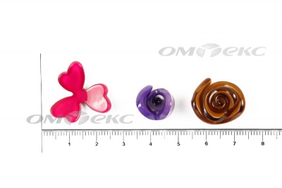 Украшение "Розы малые №1" 20мм - купить в Серове. Цена: 32.49 руб.