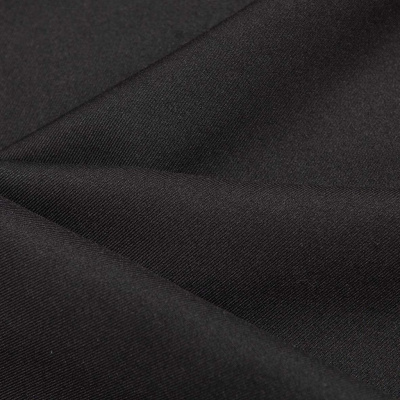 Ткань костюмная 21010 2044, 225 гр/м2, шир.150см, цвет черный - купить в Серове. Цена 390.73 руб.