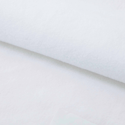 Флис DTY 240 г/м2, White/белый, 150 см (2,77м/кг) - купить в Серове. Цена 640.46 руб.