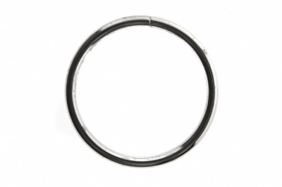 Кольцо металлическое №40 мм, цв.-никель - купить в Серове. Цена: 4.45 руб.