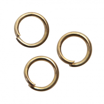 Кольцо  соединительное для бижутерии 5 мм, цв.-золото - купить в Серове. Цена: 0.44 руб.