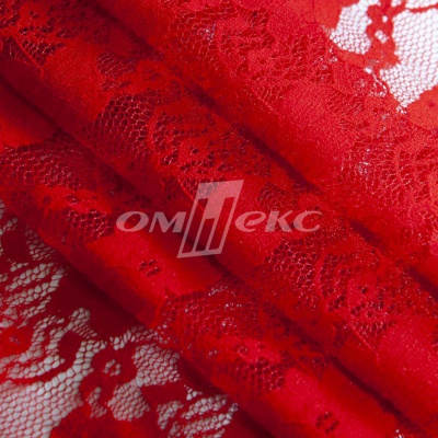 Кружевное полотно стрейч 15A61/RED, 100 гр/м2, шир.150см - купить в Серове. Цена 1 580.95 руб.