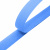 Липучка с покрытием ПВХ, 30% нейлон 70% пэ, шир. 25 мм (упак. 25 м), цв.078 - голубой - купить в Серове. Цена: 17.62 руб.