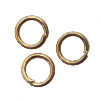 Кольцо  соединительное для бижутерии 4 мм, цв.-золото - купить в Серове. Цена: 0.41 руб.