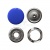 Кнопка рубашечная (закрытая) 9,5мм - эмаль, цв.168 - голубой - купить в Серове. Цена: 4.77 руб.