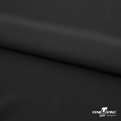 Ткань плательная Невада, 95% полиэстер 5% спандекс,115 (+/-5) гр/м2, шир. 150 см, цв. черный BLACK - купить в Серове. Цена 177.87 руб.