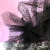 Евро-фатин горох, 100% полиэфир, 15 г/м2, 150 см. 16-167/черный - купить в Серове. Цена 241.13 руб.