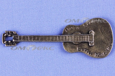 Декоративный элемент для творчества из металла "Гитара"  - купить в Серове. Цена: 19.99 руб.