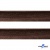 Кант атласный 074, шир. 12 мм (в упак. 65,8 м), цвет коричневый - купить в Серове. Цена: 237.16 руб.