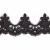 Сутажное кружево «Алансон»  на сетке (бисер) XDH3235, шир.60 мм, (уп. 9,14 м ), цв.-черный - купить в Серове. Цена: 2 156.52 руб.