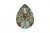"Кабошоны" - заготовка для рукоделия акриловая фигурная 13 х 18мм - купить в Серове. Цена: 7.32 руб.