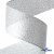 Лента металлизированная "ОмТекс", 50 мм/уп.22,8+/-0,5м, цв.- серебро - купить в Серове. Цена: 149.71 руб.