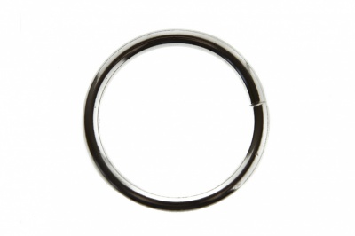 Кольцо металлическое d-3 х 32 мм, цв.-никель - купить в Серове. Цена: 3.92 руб.