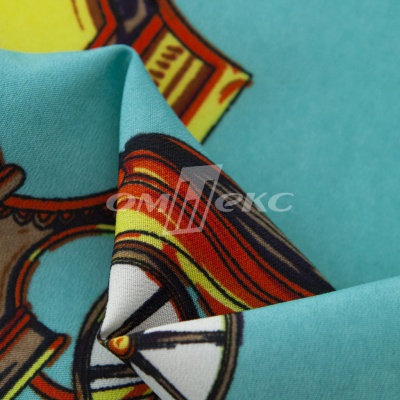 Плательная ткань "Фламенко" 16.2, 80 гр/м2, шир.150 см, принт этнический - купить в Серове. Цена 241.49 руб.