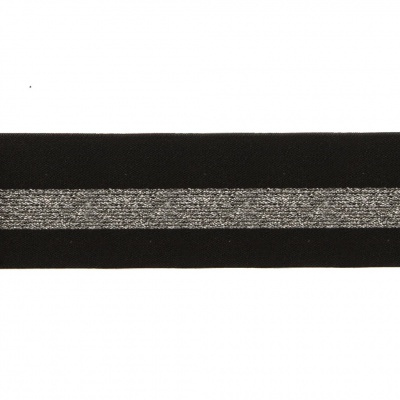 #2/6-Лента эластичная вязаная с рисунком шир.52 мм (45,7+/-0,5 м/бобина) - купить в Серове. Цена: 69.33 руб.