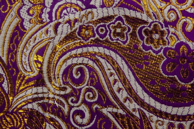 Ткань костюмная жаккард №9, 140 гр/м2, шир.150см, цвет фиолет - купить в Серове. Цена 387.20 руб.