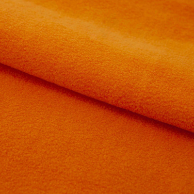 Флис DTY 16-1358, 250 г/м2, шир. 150 см, цвет оранжевый - купить в Серове. Цена 640.46 руб.