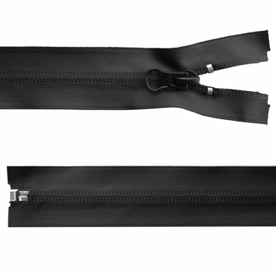 Молния водонепроницаемая PVC Т-7, 100 см, разъемная, цвет чёрный - купить в Серове. Цена: 61.89 руб.