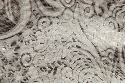 Ткань костюмная жаккард №10, 140 гр/м2, шир.150см, цвет св.серебро - купить в Серове. Цена 383.29 руб.