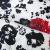 Плательная ткань "Фламенко" 22.1, 80 гр/м2, шир.150 см, принт растительный - купить в Серове. Цена 239.03 руб.