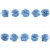 Тесьма плетеная "Рюш", упак. 9,14 м, цвет голубой - купить в Серове. Цена: 45.87 руб.