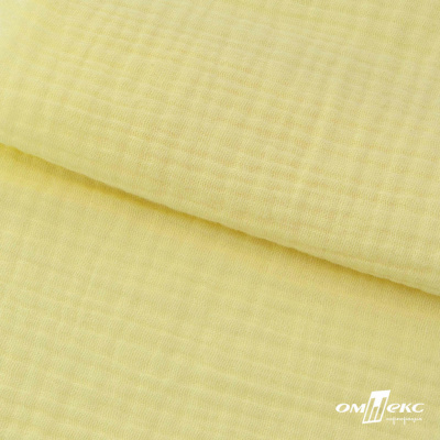 Ткань Муслин, 100% хлопок, 125 гр/м2, шир. 140 см #201 цв.(36)-лимон нюд - купить в Серове. Цена 464.97 руб.