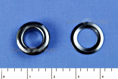 Люверсы металлические, блочка/кольцо, №5 (8 мм) упак.1000 шт- цв.никель - купить в Серове. Цена: 392 руб.