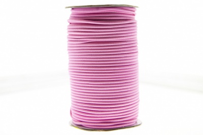 0370-1301-Шнур эластичный 3 мм, (уп.100+/-1м), цв.141- розовый - купить в Серове. Цена: 459.62 руб.