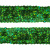 Тесьма с пайетками D4, шир. 20 мм/уп. 25+/-1 м, цвет зелёный - купить в Серове. Цена: 778.19 руб.