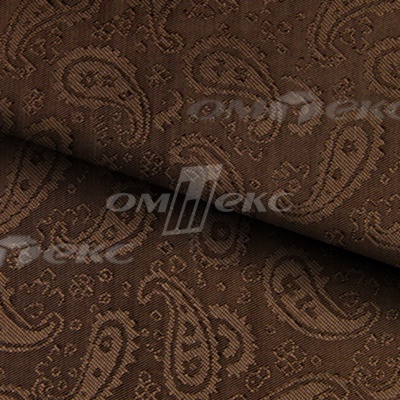 Ткань подкладочная жаккард Р14098, 19-1217/коричневый, 85 г/м2, шир. 150 см, 230T - купить в Серове. Цена 168.15 руб.