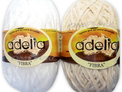 Пряжа Adelia "Fibra", полиэстер 100%, 50 гр/200 м - купить в Серове. Цена: 34.67 руб.