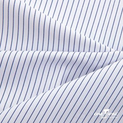 Ткань сорочечная Ронда, 115 г/м2, 58% пэ,42% хл, шир.150 см, цв.4-синяя, (арт.114) - купить в Серове. Цена 306.69 руб.