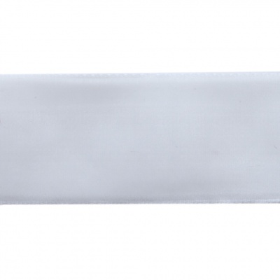 Лента бархатная нейлон, шир.25 мм, (упак. 45,7м), цв.01-белый - купить в Серове. Цена: 981.09 руб.