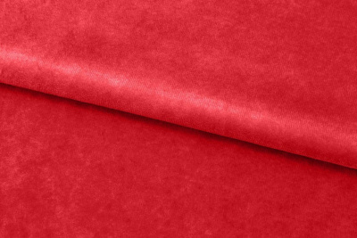 Бархат стрейч, 240 гр/м2, шир.160см, (2,4 м/кг), цвет 14/красный - купить в Серове. Цена 886.02 руб.