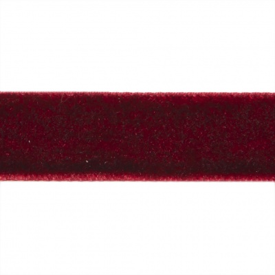 Лента бархатная нейлон, шир.12 мм, (упак. 45,7м), цв.240-бордо - купить в Серове. Цена: 396 руб.
