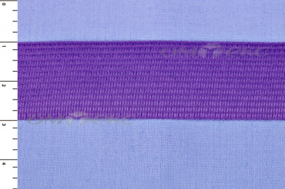 Окантовочная тесьма №0225, шир. 22 мм (в упак. 100 м), цвет фиолет - купить в Серове. Цена: 271.60 руб.