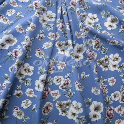 Плательная ткань "Фламенко" 12.1, 80 гр/м2, шир.150 см, принт растительный - купить в Серове. Цена 243.96 руб.