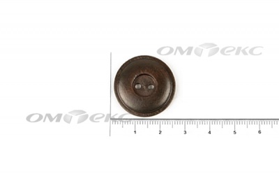 Пуговица деревянная круглая №54 (25мм) - купить в Серове. Цена: 4.12 руб.