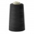 Нитки швейные 100% полиэстер 40/2, (3200 ярд), первый сорт, черные - купить в Серове. Цена: 86.79 руб.