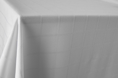Скатертная ткань 25536/2005, 174 гр/м2, шир.150см, цвет белый - купить в Серове. Цена 269.46 руб.
