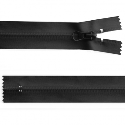 Молния водонепроницаемая PVC Т-7, 20 см, неразъемная, цвет чёрный - купить в Серове. Цена: 21.56 руб.