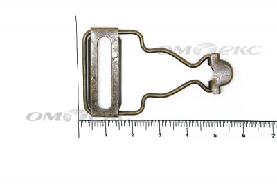 Застежки для комбинезонов металлическая 32 мм Никель (20ШТ)  - купить в Серове. Цена: 3.18 руб.
