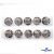 119-02 Кнопки пришивные декоративные металл 25 мм, цв.-никель - купить в Серове. Цена: 30.23 руб.