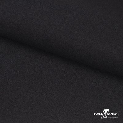 Трикотажное полотно "Монне" 100% полиэстр, 152см, 350 г/м2, чёрный, м - купить в Серове. Цена 385 руб.