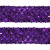 Тесьма с пайетками 12, шир. 35 мм/уп. 25+/-1 м, цвет фиолет - купить в Серове. Цена: 1 308.30 руб.