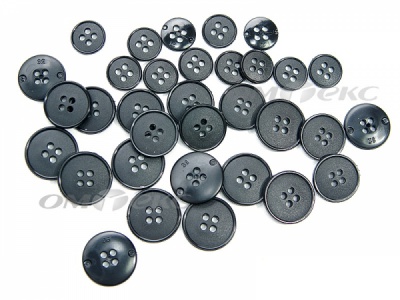 51926/15 мм (4 пр) черные пуговицы (брючные) - купить в Серове. Цена: 1.50 руб.