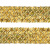 Тесьма с пайетками D16, шир. 35 мм/уп. 25+/-1 м, цвет золото - купить в Серове. Цена: 1 281.60 руб.