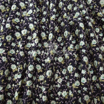 Плательная ткань "Софи" 8.1, 75 гр/м2, шир.150 см, принт растительный - купить в Серове. Цена 243.96 руб.