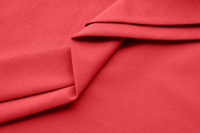 Ткань сорочечная стрейч 18-1651, 115 гр/м2, шир.150см, цвет коралл - купить в Серове. Цена 285.04 руб.