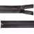 Молния водонепроницаемая PVC Т-7, 60 см, разъемная, цвет (301) т.серый - купить в Серове. Цена: 49.39 руб.
